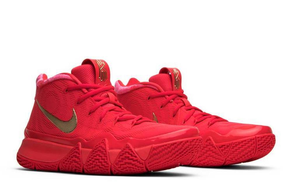 Kyrie 4 white and red cheap