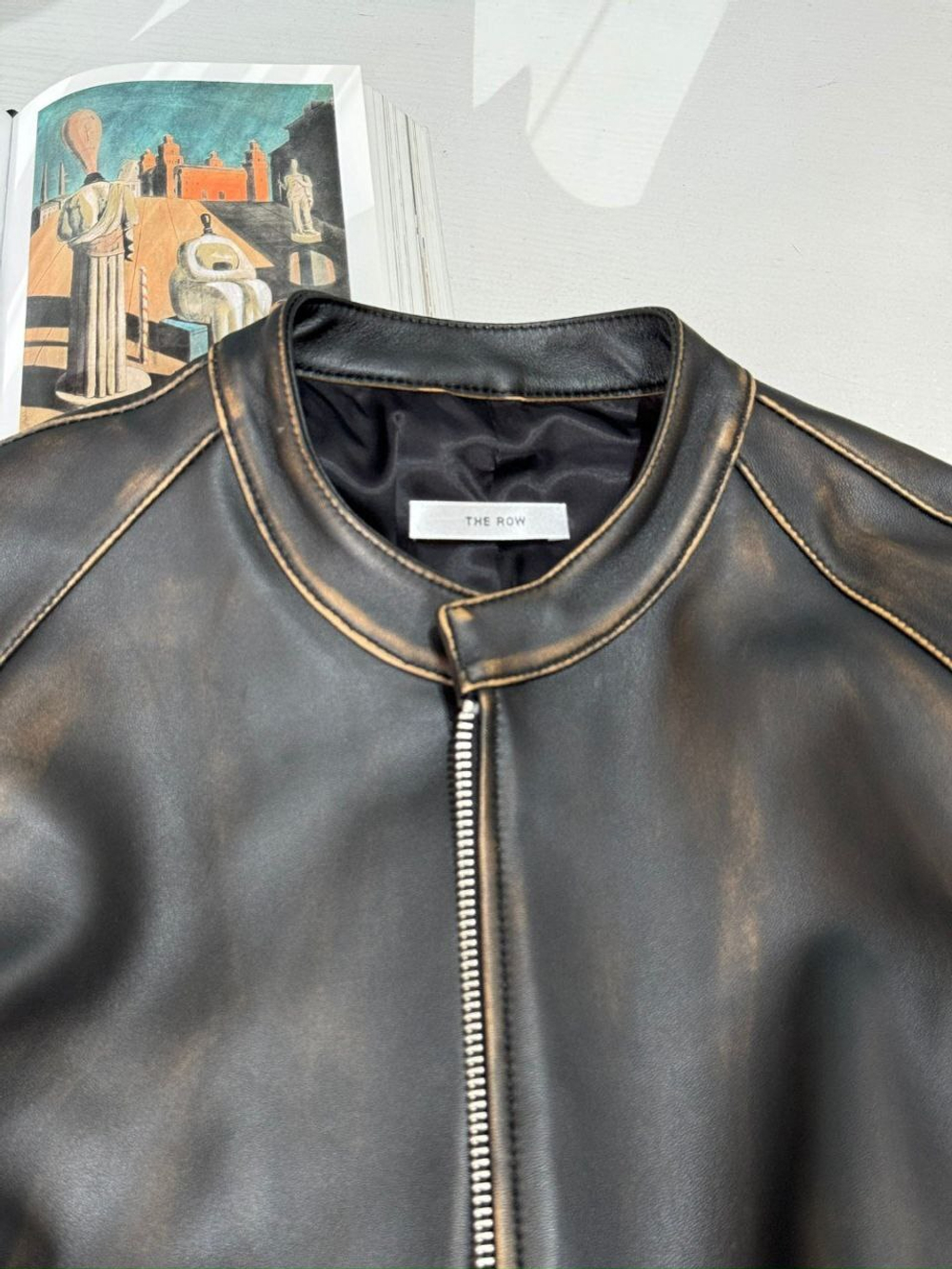Кожаная куртка The Row