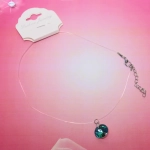 Подвеска на шею на леске «Emerald Chameleon - Капелька», микс 5 цветов, d-12мм.