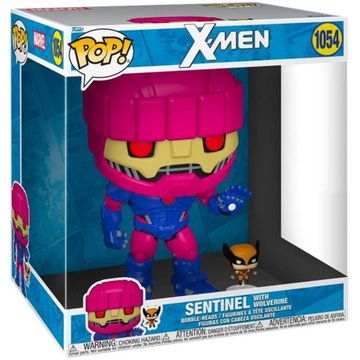 Фигурка Funko POP! Bobble Marvel X-Men Sentinel with Wolverine (Exc) 10" (1054) 66636
