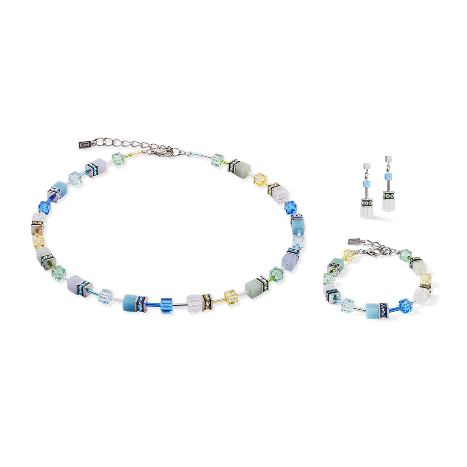 Серьги Coeur de Lion Aqua-Green 4905/21-2005