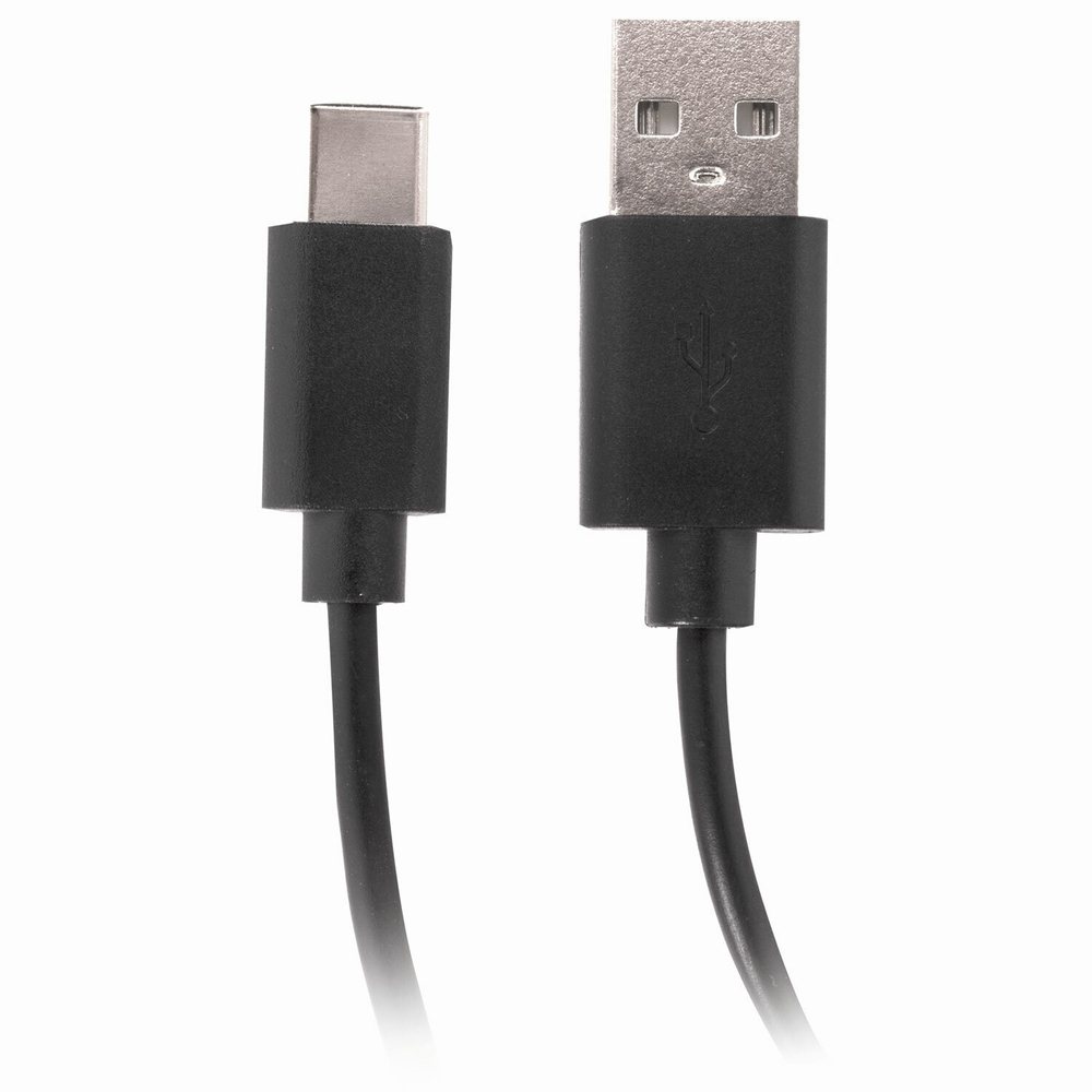 Кабель USB 2.0-Type-C 1 м SONNEN медь для передачи данных и зарядки черный (4 штуки в упаковке)
