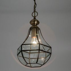 Citilux Гера-1 CL444110 Подвесной светильник витражный Бронза