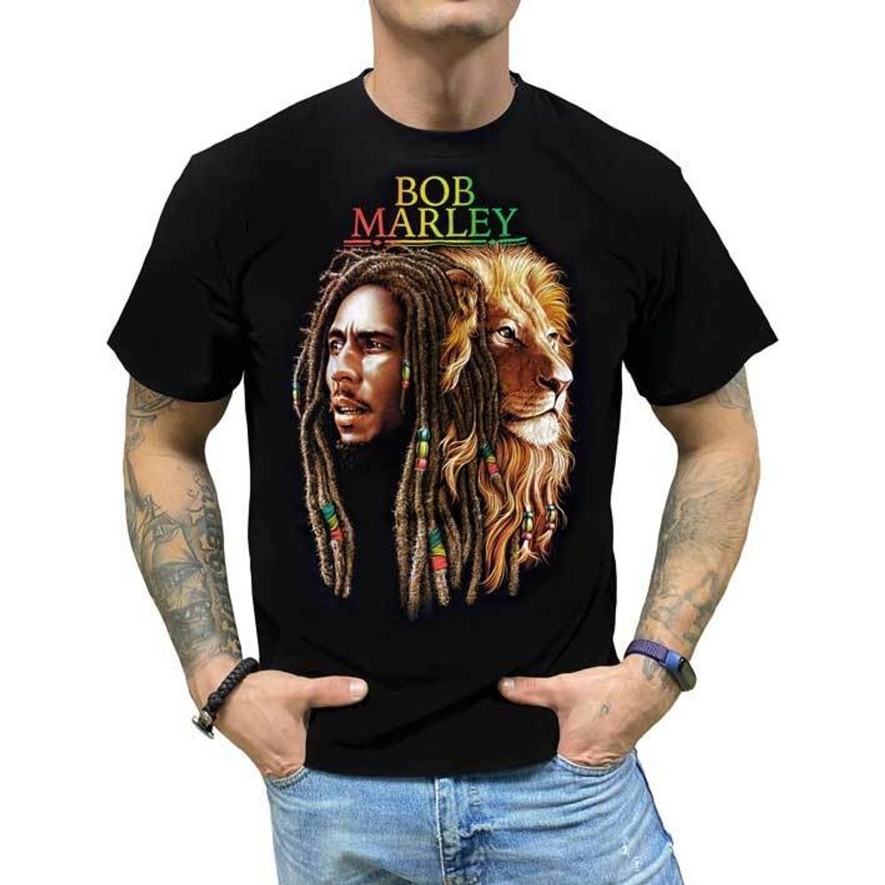 Футболка Bob Marley (со львом 2) (L)