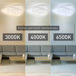 Светильник потолочный светодиодный ЭРА GEO с ДУ SPB-6 GEO-5 RC 67 67Вт 3000-6500К с пультом ДУ