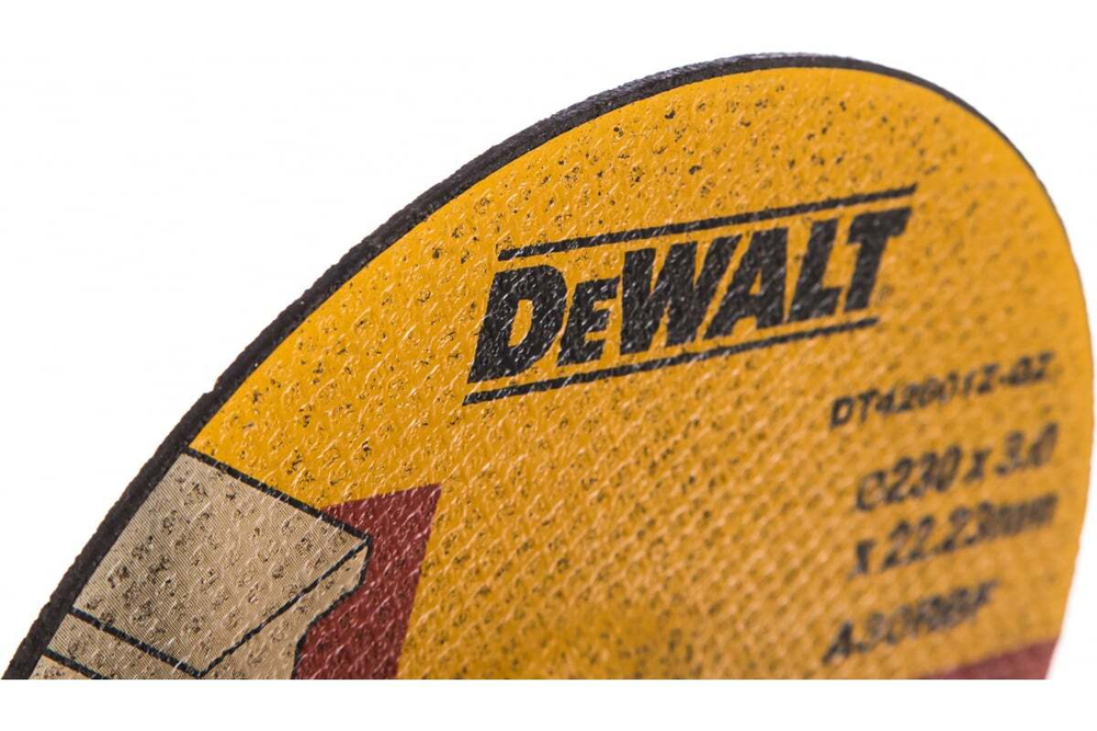 Круг отрезной по металлу INDUSTRIAL (230х22,2 мм) DEWALT DT42601Z