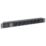 Блок розеток 19", 7 розеток EKF TRP-HPD-LS-10A-7SH-C14