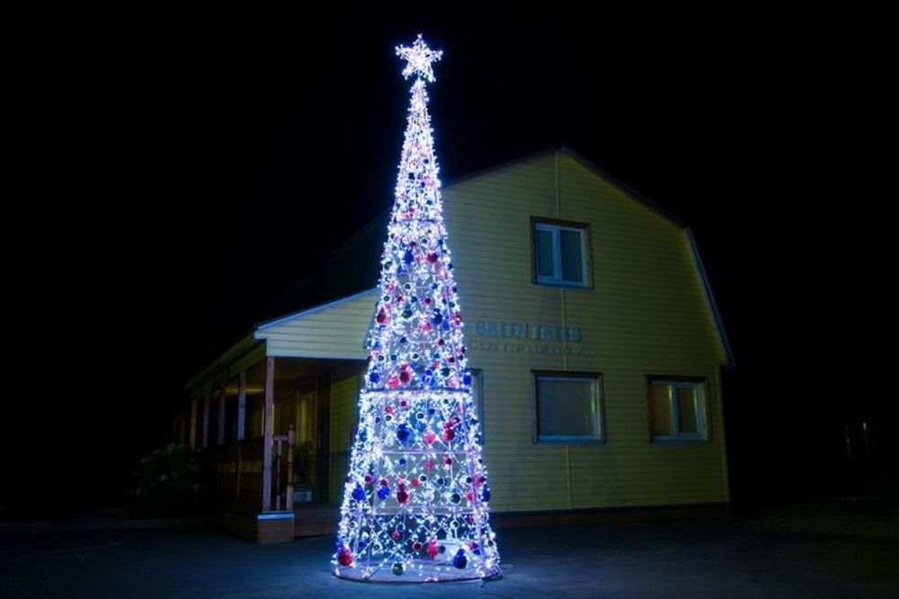 Светодиодная конструкция елка-конус "Карнавал"