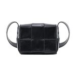 Bottega Veneta Candy Cassette Crossbody Bag Mini Intreccio Black