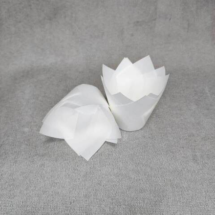 Форма бумажная тюльпан для капкейков / маффинов 5х8 см