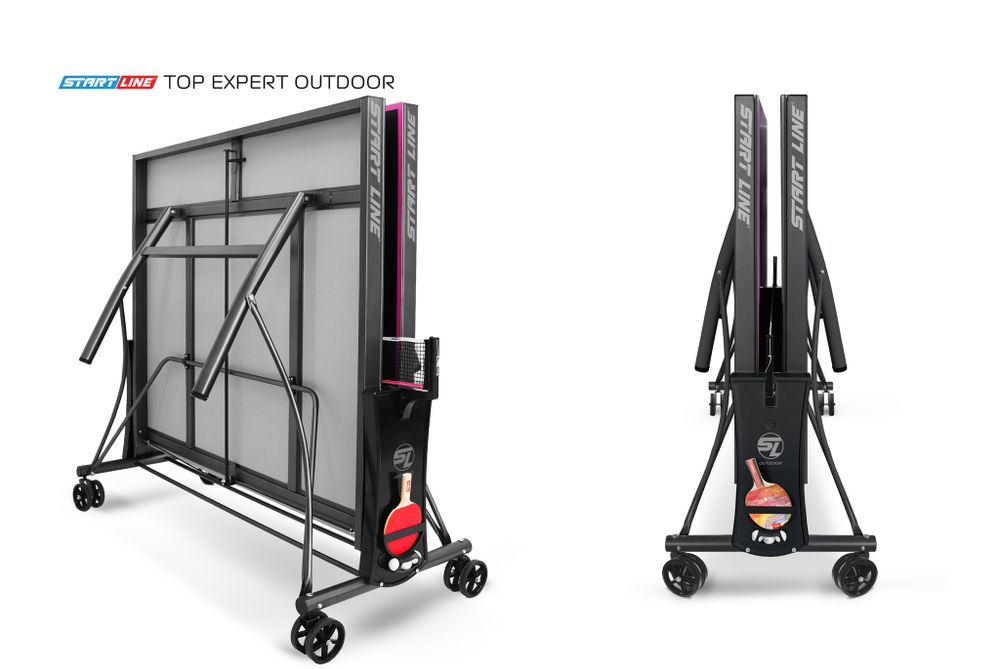 Стол теннисный Top Expert 6 Всепогодный Black