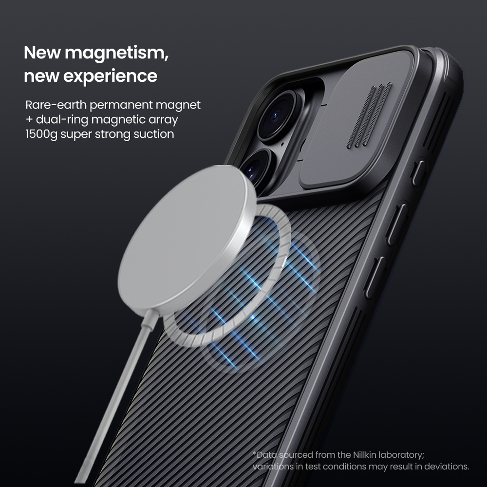 Чехол от Nillkin c поддержкой MagSafe для iPhone 16, серия CamShield Pro Magnetic