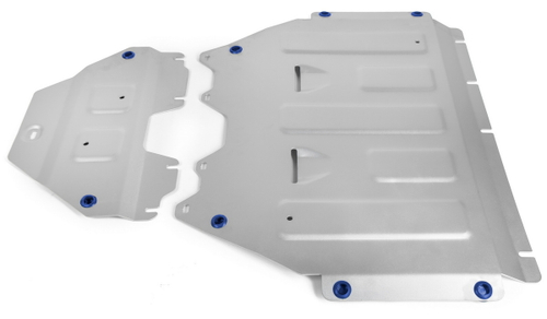 Защита картера Rival для Mercedes-Benz A-klasse V177 седан (V - 1.3 (149 л.с.)) (200) 2018-н.в./Mercedes-Benz A-klasse W177 хэтчбек (V - 1.3 (150 л.с.)) (200) 2018-н.в./Mercedes-Benz A-klasse W177 хэтчбек (V - 2.0 (190 л.с.)) (220) 2018-н.в./Mercedes-Benz B-klasse W247 (V - 1.3 (136 л.с.)) (180) 2018-н.в./Mercedes-Benz CLA-klasse C118 (V - 1.3) 2019-н.в./Mercedes-Benz GLA-klasse H247 (V - 1.3; 2.0 (224 л.с.)) 2020-н.в./Mercedes-Benz GLB-klasse X247 (V - 2.0; 2.0D) 2020-н.в., штампованная, алюминий 3 мм, с крепежом, 2 части, K333.3944.1