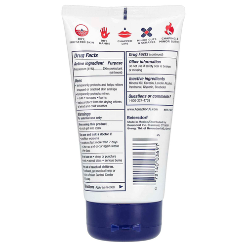 Aquaphor, Детская, лечебная мазь, Advanced Therapy, без отдушек, 141 г (5 унций)