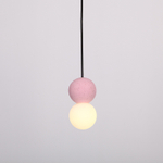 Pendant design lamp Nudo  (Pink)