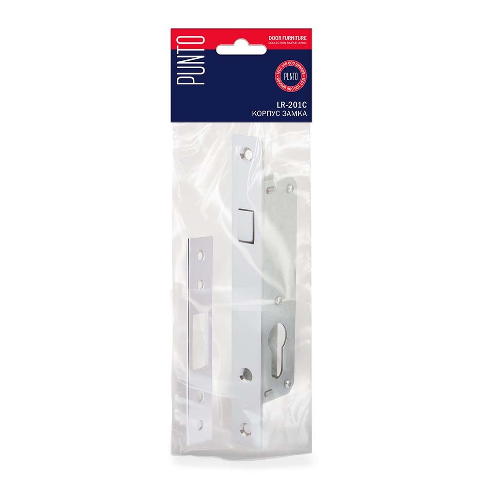 Корпус узкопрофильного замка METLR-201C (LR-201C) CP хром