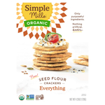 Simple Mills, Крекеры из органической муки, все, 4,25 унции (120 г)