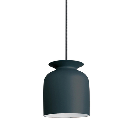 Pendant design lamp  Ronde by Gubi S (dark-Grey)