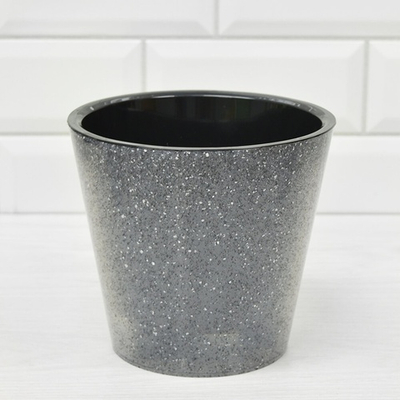 Горшок цветочный Grenada 1,6л D160мм (гранит светло-серый)