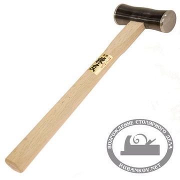 Молоток японский MARU, цилиндр./овал. боёк, D31мм*102мм, 570г/360мм
