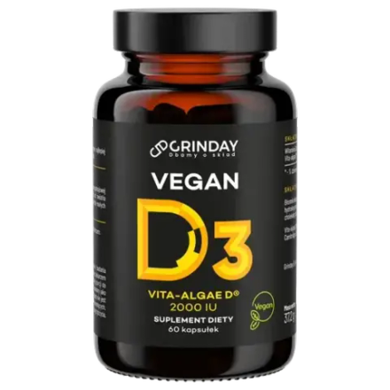 Grinday Vegan D3 2000 МЕ - 60 капсул