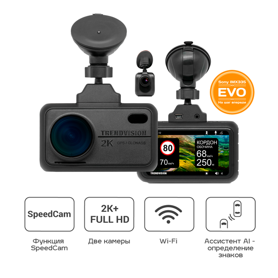 TrendVision TDR-721S EVO Pro