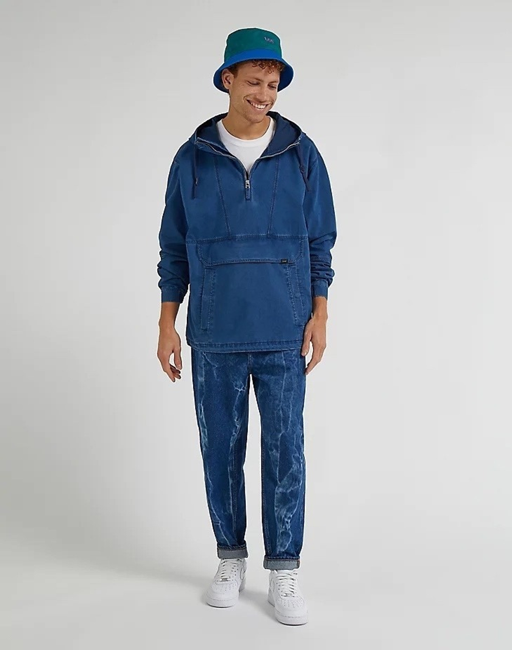 Куртка джинсовая мужская LEE ANORAK INDIGO