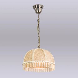 Citilux Базель CL407115 Подвесной светильник с абажуром Вышивка