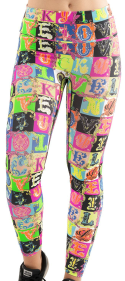 Леггинсы Lucky in Love Rockin Rococo Hi-Lucky Lane Legging Women - multicolor