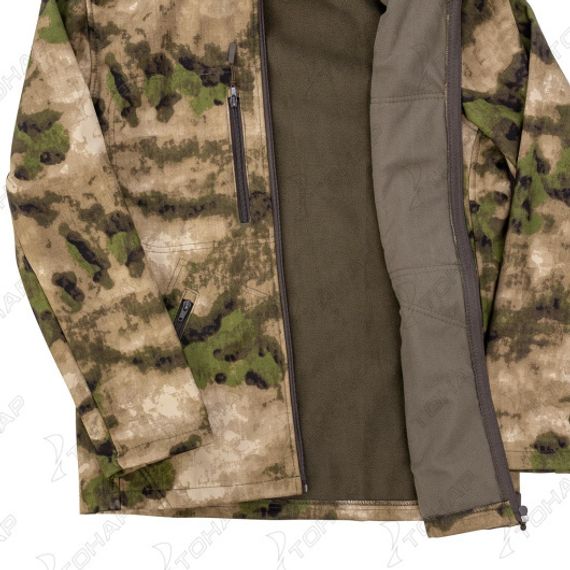 Костюм демисезонный КУМИР PRO, soft shell, цв.Мох р.56-58/170-176 Helios