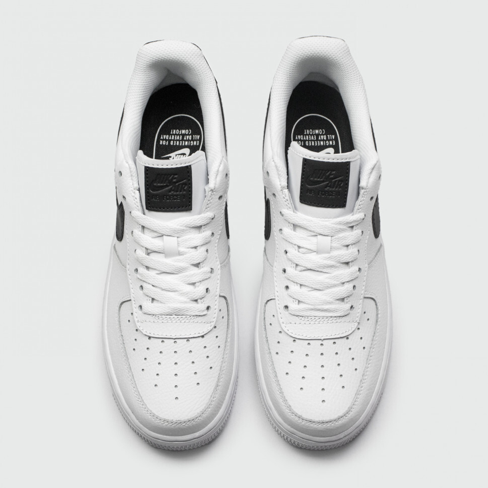кроссовки Nike Air Force 1 Low White / Black Swoosh Wmns