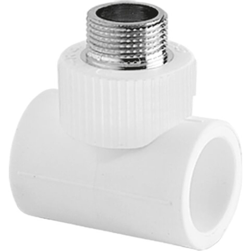 Тройник TEBO бел. PP-R комб. 32х1/2" НР (10/60), арт. 030043406