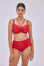 Красные трусики Chiara с высокой талией (Размер: 40) (Цвет: красный)