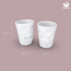 Набор кружек tassen joking & tasty, 2 шт, 350 мл, белый