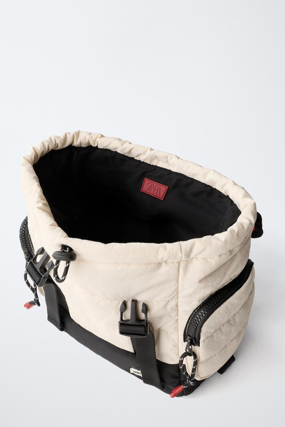 ZARA РЮКЗАК SNOW, ЭКРЮ