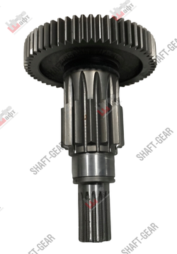 12JSD160T-1707048 - Вал промежуточный демультипликатора (длинный) на КПП