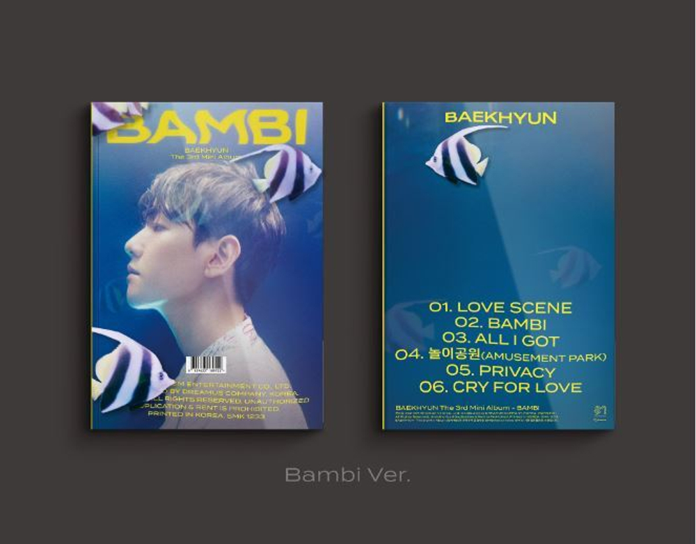 Альбом BAEKHYUN - 'Bambi' 3rd mini album (Photobook ver.)