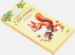 Шоколад Молочный с цельным фундуком Белочка 100г