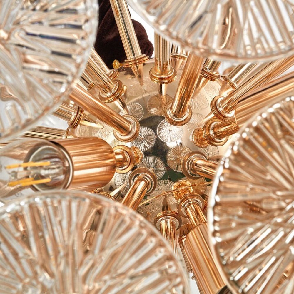 Подвесная люстра Arte Milano AM-8318 9418B.D500.E14.12 G