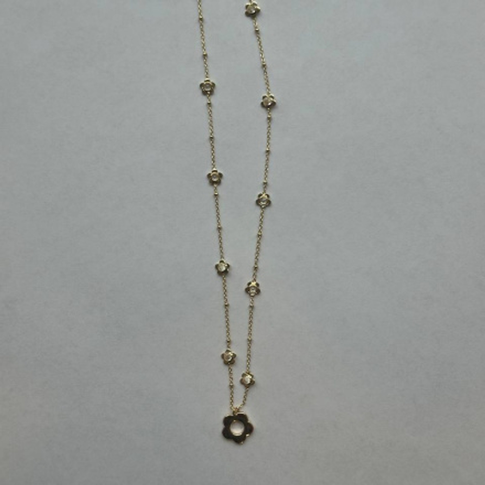 Подвеска Gold Flower NEW (серебро