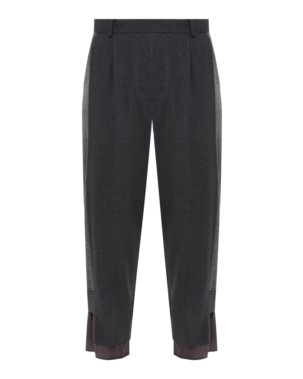 UNDERCOVER БРЮКИ КОМБИНИРОВАННЫЕ СЕРЫЕ