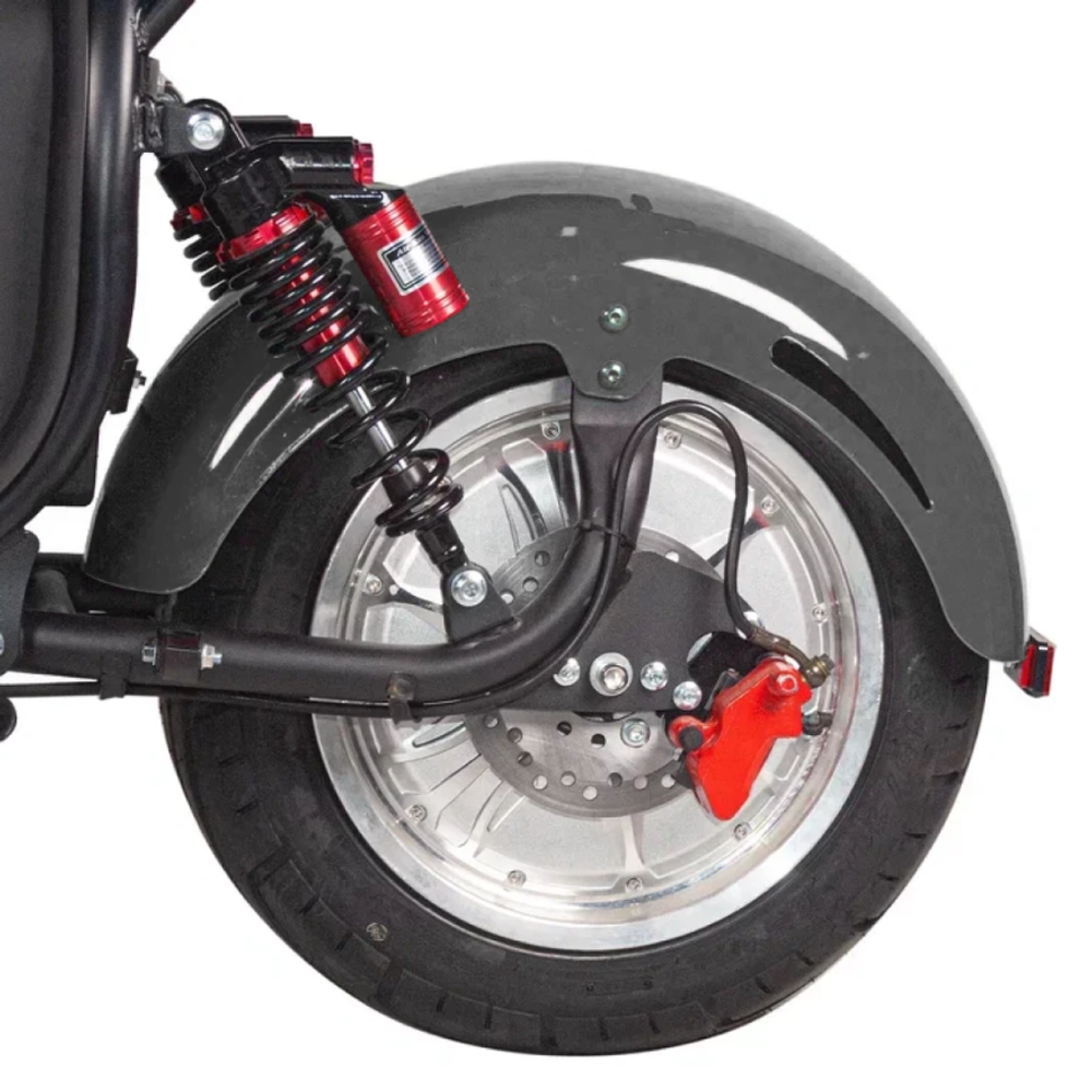 Электроскутер Minako Rex Citycoco 2000w двухколесный черный