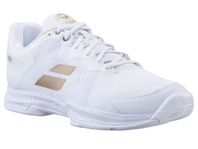 Теннисные кроссовки Babolat SFX3 All Court Wimbledon - white/gold - White Zloty
