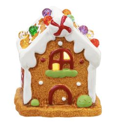 GAEM Фигурка декоративная с подсветкой "Домик пряничный" (LR44х2), L6 W5,5 H7,5 см