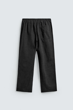 ZARA ДЖИНСЫ-ДЖОГГЕРЫ RELAXED FIT, ЧЕРНЫЙ