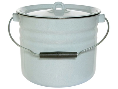 Ведро 9л с крышкой цилиндр. без рисунка