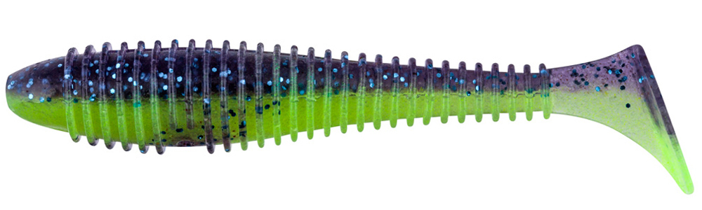 Приманка силиконовая Keitech Swing Impact FAT 4.3" #101S Green Pumpkin PP.