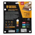 Пильный диск по дереву ф200 х 30 мм, 24 зубьев Denzel