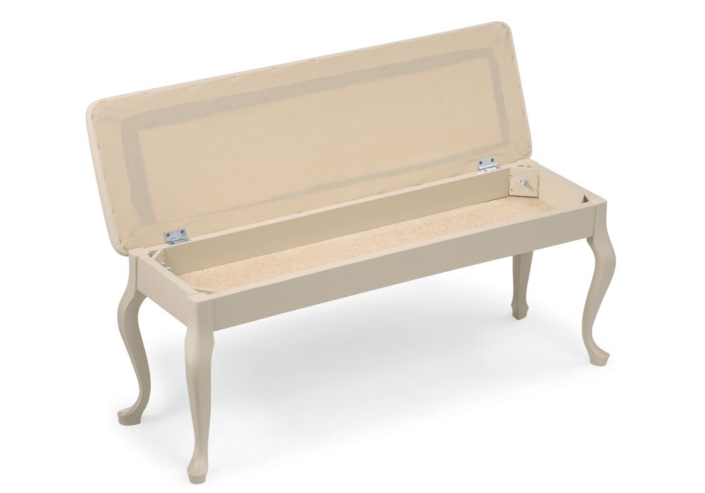 Банкетка Хиль дуб сонома / ткань бежевая