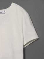 Футболка женская летняя, молочная